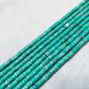Variedad Transfronteriza de emperadores turquesa africano 2*4mm espaciador cuenta redonda lisa pulsera de mano diy accesorios para collar venta al por mayor