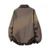 Sudadera cárdigan de retazos a cuadros de otoño de imitación de dos piezas para pareja, estilo old money, chaqueta casual holgada para hombres y mujeres