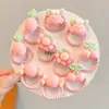 Cintas de Pelo de Colores para Pulgar de Niños para Niñas, Cuerdas Pequeñas para Coletas, Cintas para el Cabello Dulces para Niños, Bandas Elásticas de Goma de Alta Elasticidad, Accesorios para el Cabello, Accesorios para la Cabeza