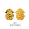 Pegatina para teléfono móvil de oro puro 999, Dios de la Riqueza, fortuna instantánea, ingresos de un millón de dólares, pegatina de lámina de oro puro, regalo de promoción para transmisiones en vivo, venta al por mayor