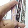 Vendas Diretas de Fábrica Acessórios de Renda em Fita Estilo Étnico Poliéster Jacquard de Computador Tiras para Bainha Acessórios para Roupas e Malas