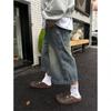 Shorts Jeans Lavado Estilo Americano Retrô High Street Masculino Verão 2024 Reto Perna Larga Old Casual All-match Curto