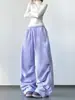 Pantalones de chándal casuales estampados para mujer, nuevo estilo Otoño e Invierno 2025, sexys, Hip-Hop, Street Dance, holgados, efecto adelgazante, versátiles, pantalones de pierna ancha