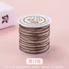 Cuerda Tejida a Mano No. Hilo de Jade 72 Hilos Segmentado Teñido Gradiente Colorido Cuerda de Cinco Colores Hilo para Pulsera DIY Nudo Chino Cuerda Venta al por Mayor