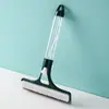 Rascador de Vidrio con Rociador de Agua Integrado de Silicona para Uso Doméstico, Limpiacristales Tres en Uno con Herramienta de Limpieza de Vidrio con Rociador de Agua Incorporada