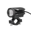Faro de motocicleta foco de avión Cobra luz lejana y cercana lente de dos colores luz eléctrica intermitente luz de motocicleta