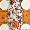 Camino de Mesa de Venta Caliente para el Día de la Independencia, Mantel Decorativo del 250 Aniversario Americano, Decoración del Hogar, Mesa de Café de Sala de Estar, Mantel para Mesa de Cocina