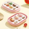 Molde de silicona creativo adorable para helado de grado alimenticio, caricatura, fácil desmoldeo, molde para hielo, molde para gelatina, queso, alimentos complementarios