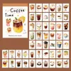 Xinmo Life Serie de Galletas Dulces Pequeñas Libro de Pegatinas Doudou Ins Fresco Decoración DIY Material para Diario Alto Valor Estético