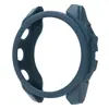 Adecuado para reloj Garmin Fenix 8 43/47/51, funda protectora semi-envolvente de TPU con textura de cuero