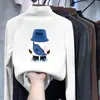 Camiseta interior de manga larga estilo caricatura para niños, nueva colección primavera/otoño/invierno, con forro polar, top térmico de manga larga para niños mayores