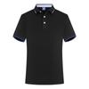 Camisa polo publicitaria de algodón de seda de hielo de alta gama, ropa de trabajo con solapa personalizada, herramientas de manga corta, ropa para padres, impresión bordada personalizada