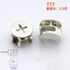 Jinrongda muebles dos en uno accesorios de gabinete sujetadores rueda excéntrica sólida conector tres en uno accesorios de ferretería