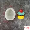 Molde de Silicona para Hornear Galletas de Chocolate Estilo Nuevo Taza para Decorar Cupcakes Pegatina de Refrigerador Molde de Gota de Cristal DIY