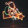 Escultura de Gelo Estéreo de LED Personalizada Alce de Natal Panda Gigante Boneco de Neve de Natal Lâmpada em Forma