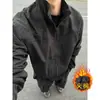 Chaqueta de Algodón Piloto Transfronteriza para Hombre Temporada Otoño e Invierno corte limpio Chaqueta Retro con Cuello Alto Top Casual Versátil de Moda