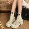 Moda Retro Francesa Preto Salto Alto Grosso Sapatos Pequenos de Couro Feminino 2026 Novo Verão Versátil Mary Jane Sapatos de Salto Único