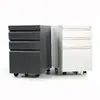 Gabinete móvil de tres cubetas caja de tarjetas mesa borde de mesa cajón de hierro gabinete de escritorio con cajonera móvil gabinete de pesca colgante clip colgante gabinete de acero