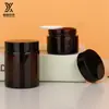 Em estoque Frasco marrom de 30g para creme Frasco para loção Frasco para creme facial Frasco para creme para os olhos Frasco marrom vazio de vidro Sub-frasco para cosméticos