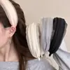 Diadema de Seda de Ala Ancha Simple para Primavera y Verano para Mujeres Nuevo Estilo 2025 Diadema Alta Versátil Diaria Elegante Accesorio para el Cabello