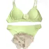 Bikini de Chica Atractiva Bikini Dividido Conjunto de Tres Piezas Pura Pasión Sexy Popular Estilo Caliente Traje de Baño Vacacional Junto al Mar Estilo Nuevo