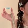 Menta Mambo Estilo Chino Nuevo Cinta para el Cabello Mariposa Pasador para el Cabello Accesorios para el Cabello Estilo Ballet para Mujer Atar Cinta para el Cabello Pasador para el Cabello