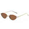 Nuevas Gafas de Sol Pequeñas de Metal Ojo de Gato Estilo Retro Europeo y Americano Gafas para Celebridades de Internet Disparo Callejero para Hombres y Mujeres Gafas Hip Hop