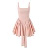 Amazon cross-border comércio exterior roupas femininas europeias e americanas 2024 outono e inverno novo arco volta renda cintura vestido
