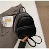 Mini Bolsa Pequena de Moda Transfronteiriça para Mulheres 2026 Nova Primavera Mochila Estilosa Textura Simples Mochila Pequena de Viagem