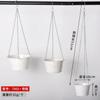 Macetas de Plástico, Macetas para Suculentas, Macetas para Plantas Verdes, Tejido de Imitación de Bambú Simple y Creativo, Macetas Espesas y Duraderas para Decoración del Hogar