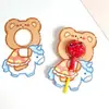50 Piezas/Paquete Tarjetas para Paletas Transfronterizas Papá Noel Muñeco de Nieve Hombre de Jengibre Tarjetas de Decoración para Fiestas Etiquetas Colgantes