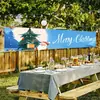 Amazon Transfronterizo Nuevo Banner de Bandera para Fiesta de Navidad Decoraciones de Atmósfera para Escena de Patio Festivo Decoraciones