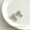 Novos Brincos 2026, Novos Brincos com Design de Primavera para Mulheres, Brincos de Cristal de Floco de Neve e Pétalas de Alta Qualidade, Luxo Leve e Sensação de Alta Qualidade