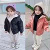 Chaqueta de plumas para niños 2024 Otoño e Invierno Nuevo Estilo para Niños y Niñas Bebé Pequeño y Mediano Ropa de Abrigo de Algodón para Niños Exportación Terciopelo Cálido Ropa de Abrigo de Algodón