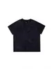 Camiseta con Diseño de Cielo Estrellado de Verano, Hebilla de Cuero de Nicho, Hombro Acolchado para Hombre, Manga Corta Estilo Coreano, Top Fresco de Alta Gama y Resistente