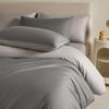 Conjunto de cama confortável de algodão cor sólida dupla série Angie estrelas azul montanha cinza outono e inverno atacado de fábrica
