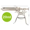 Jeringa continua semi-automática veterinaria de 30ml50ml para cerdos, ganado, ovejas, ajustable continua de 1-5 ml