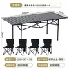 Juego de mesa y silla plegables gruesos personalizados para exteriores para viajes, mesa de picnic portátil, juego de puesto para mercado nocturno, juego de mesa y silla para camping