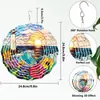 Amazon Sino dos Ventos Rotativo 3D Pendurado Decoração de Jardim Exterior Varanda de Casa Sino dos Ventos de PVC Ornamento Pendurado de Jardim