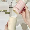 Set de Vasos Portátiles para Artículos de Tocador, Vaso Portátil para Cepillo de Dientes, Caja Linda para Guardar Cepillo de Dientes con Tapa, Vaso para Enjuague Bucal de Viaje