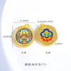Pulsera de Red de Sueños de Reencarnación Estilo Étnico de Xizang Se Puede Colgar con Thangka Arena Dorada Zakhiram Amarillo Dios de la Riqueza Pulsera Regalo