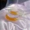 Pulseira Macaron Gradiente Pedra Olho de Gato Lua Branca Pulseira Sino Pulseira de Jade Calcedônia Acessórios de Joias Atacado Direto da Fábrica