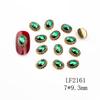 Acessórios para Unhas Estilo Japonês de Comércio Exterior, Ornamentos de Diamante Retrô, Sapatilhas Estilo Ano Novo com Fundo Plano, Coração de Pêssego Envolto com Diamantes, Acessórios de Liga Metálica Atacado