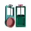 Válvula Gaveta Manual Quadrada para Materiais, Poeira e Fumaça; Fabricante de Válvula Gaveta Redonda Elétrica; Porta Gaveta Plana de Válvula Gaveta
