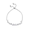 Pulseira Colorida Geométrica com Pedras Preciosas e Cravejada de Estrelas para Mulheres, Nicho de Luxo Leve com Sensação de Alta Qualidade, Corrente Ajustável em Forma de Y, Pulseira de Diamante Colorido Splicing