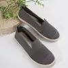 2026 Zapatos Planos de Punto con Punta Redonda, Slip-On Cómodos para Primavera/Otoño, Nuevo Estilo Europeo y Americano, Tallas Grandes para Mujer