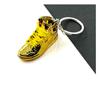 Chaveiro Pingente Sapatos de Basquete Estéreo AJ Modelo de Sapato Galvanizado Boneca Enfeites de Sapato Feitos à Mão Joias Caixa Surpresa