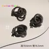Aleación Negra Mariposa Serpiente Dragón Flor Zorro Bolsa Cuentas Colgante Colgante Cuentas Diy Joyería Accesorios Material
