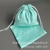 Ventas directas del fabricante: bolsa de gamuza con cordón para guardar anillos, pendientes, pulseras, a prueba de polvo, empaque de belleza y joyería transfronterizo
