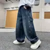 Pantalones para Niños Estilo Primavera y Otoño 2026 Nuevas Llegadas Niños Grandes Otoño Calle Fresco Sueltos Ropa Urbana para Niños Jeans para Niños
